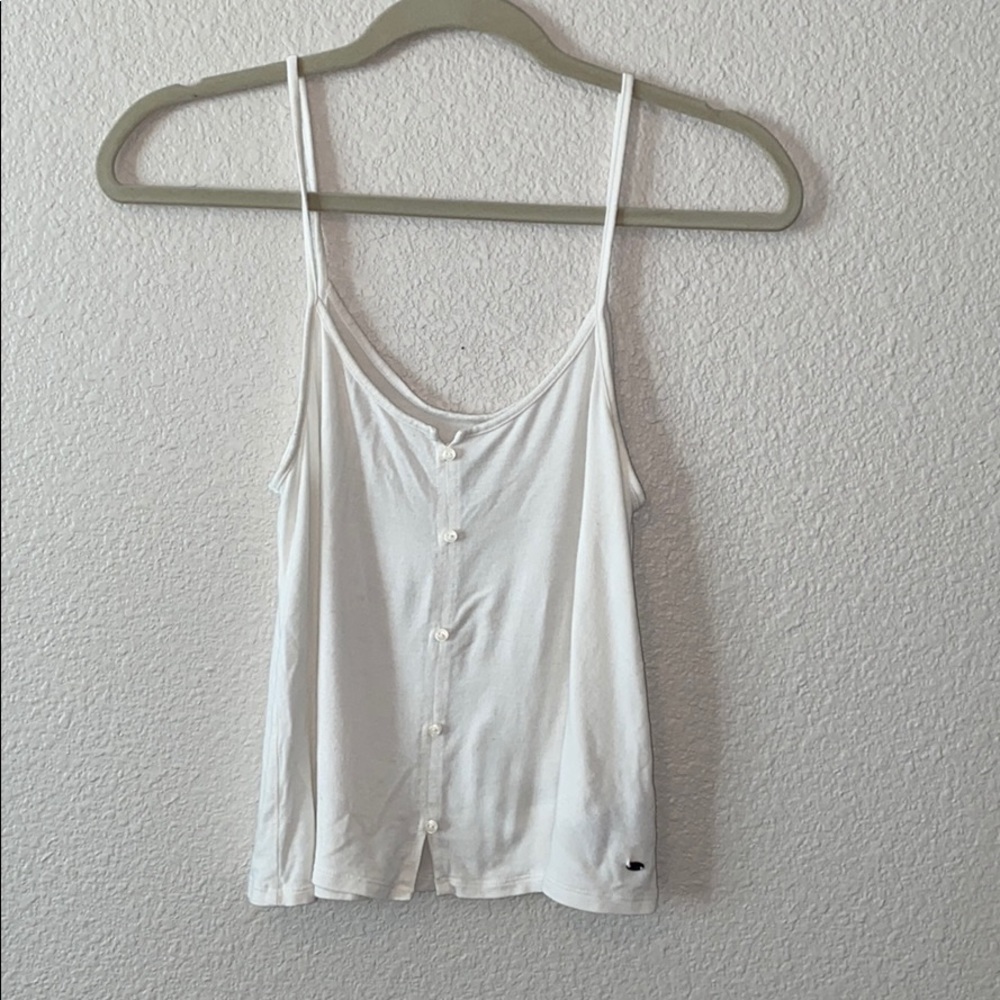 Flowy White Tank